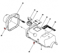 26) Clip (case clip)